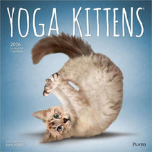 Load image into Gallery viewer, Browntrout Yoga Kittens OFFICIAL 2026 12 x 12 Wall Calendar
