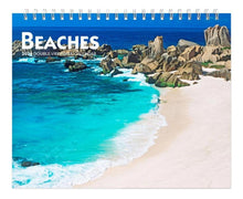 Load image into Gallery viewer, Browntrout Beaches 2026 Double-View Easel Desk Calendar
