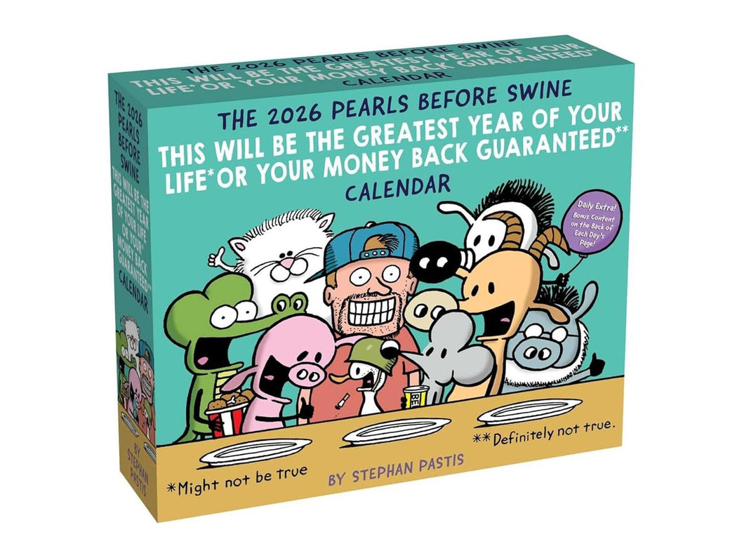 Andrews McMeel Pearls Before Swine 2026 Day-to-Day Calendar