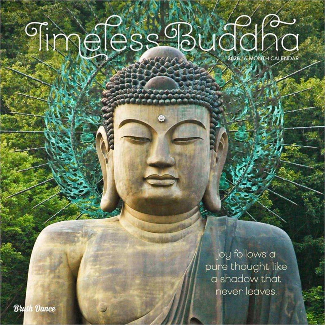 Browntrout Timeless Buddha 2026 12 x 12 Wall Calendar