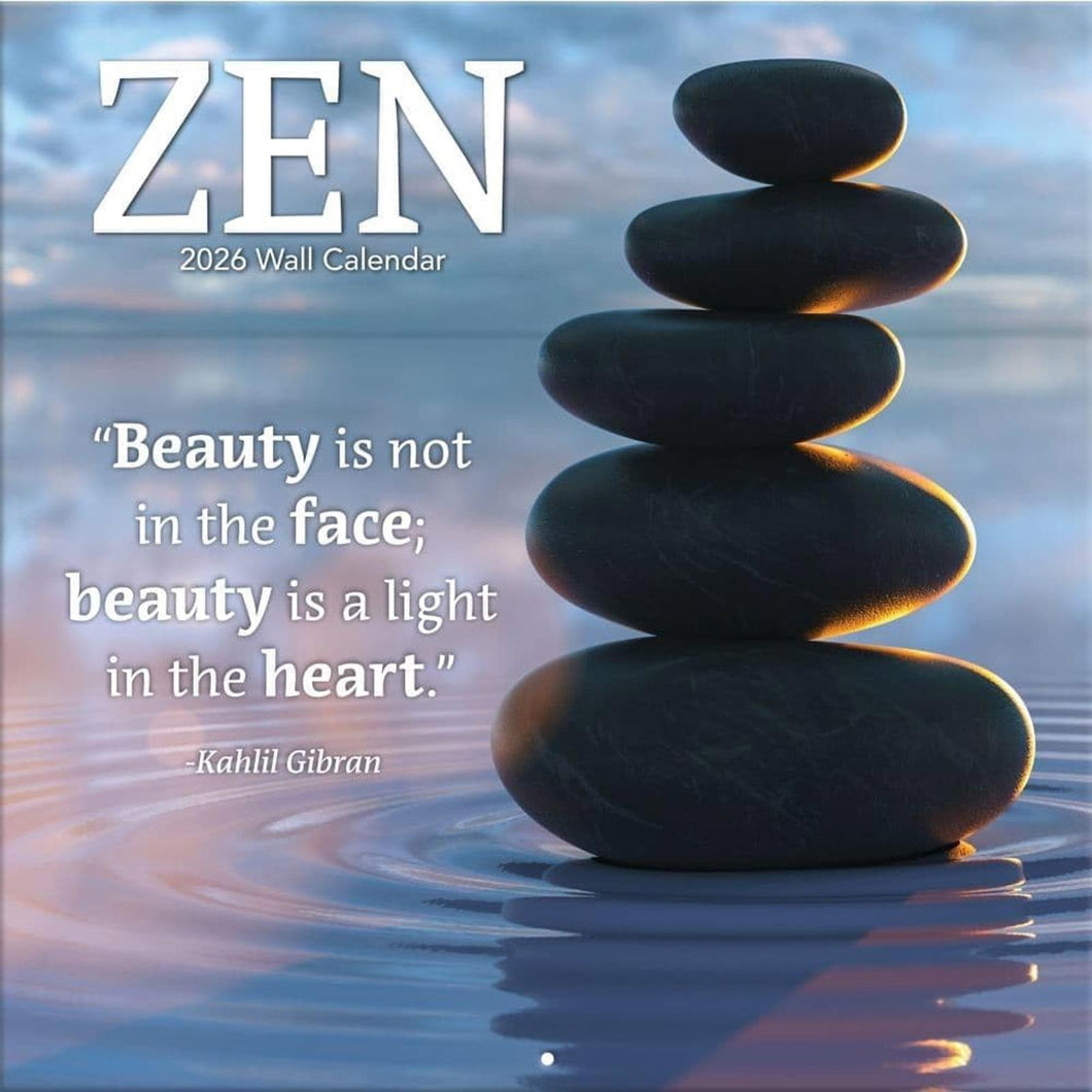 Turner Zen 12x12 Photo 2026 Wall Calendar