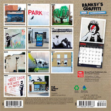 Load image into Gallery viewer, Browntrout Banksy&#39;s Graffiti OFFICIAL 2026 7 x 7 Mini Calendar
