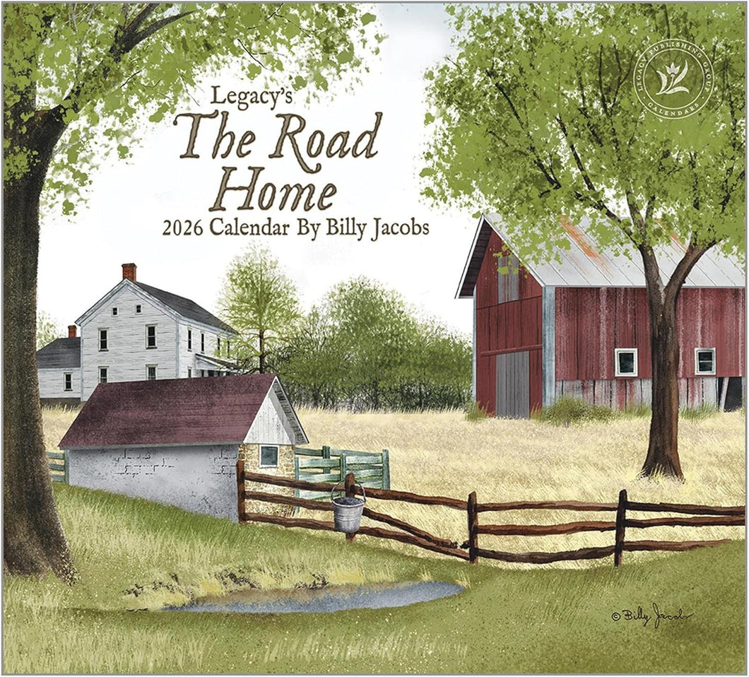 Legacy The Road Home 2026 Wall Calendar