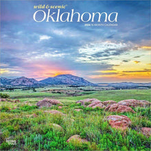 Load image into Gallery viewer, Browntrout Oklahoma Wild &amp; Scenic 2026 12 x 12 Wall Calendar
