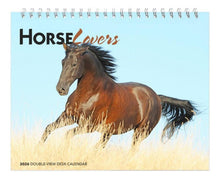 Load image into Gallery viewer, Browntrout Horse Lovers 2026 Double-View Easel Desk Calendar
