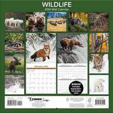 Load image into Gallery viewer, Turner Wildlife 12x12 Photo 2026 Wall Calendar
