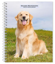 Load image into Gallery viewer, Browntrout Golden Retrievers 2026 6 x 7.75 Weekly Engagement Planner
