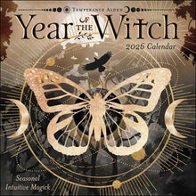 Load image into Gallery viewer, Amber Lotus Year of the Witch 12x12 2026 Wall Calendar
