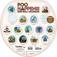 Load image into Gallery viewer, Turner Poo Happens 12x12 Photo 2026 Wall Calendar
