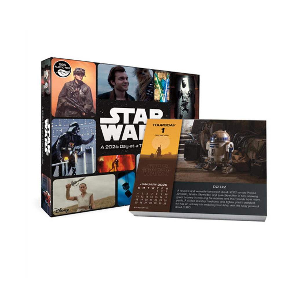 Trends International Star Wars 2026 Day-at-a-Time Box Calendar