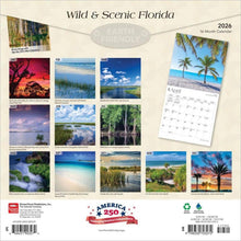 Load image into Gallery viewer, Browntrout Florida Wild &amp; Scenic 2026 12 x 12 Wall Calendar
