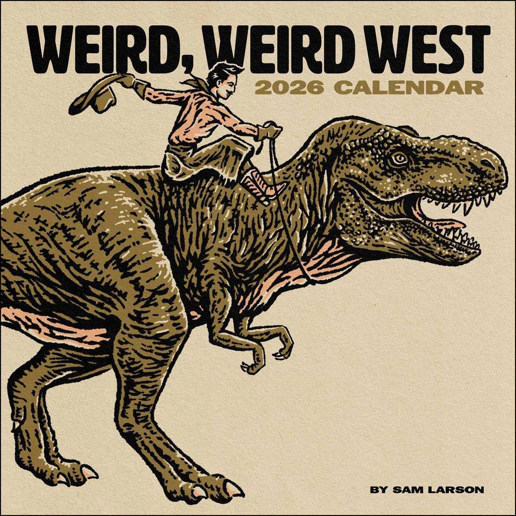 Andrews McMeel Weird, Weird West 12x12 2026 Wall Calendar