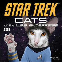 Load image into Gallery viewer, Universe Star Trek: Cats 12x12 2026 Wall Calendar
