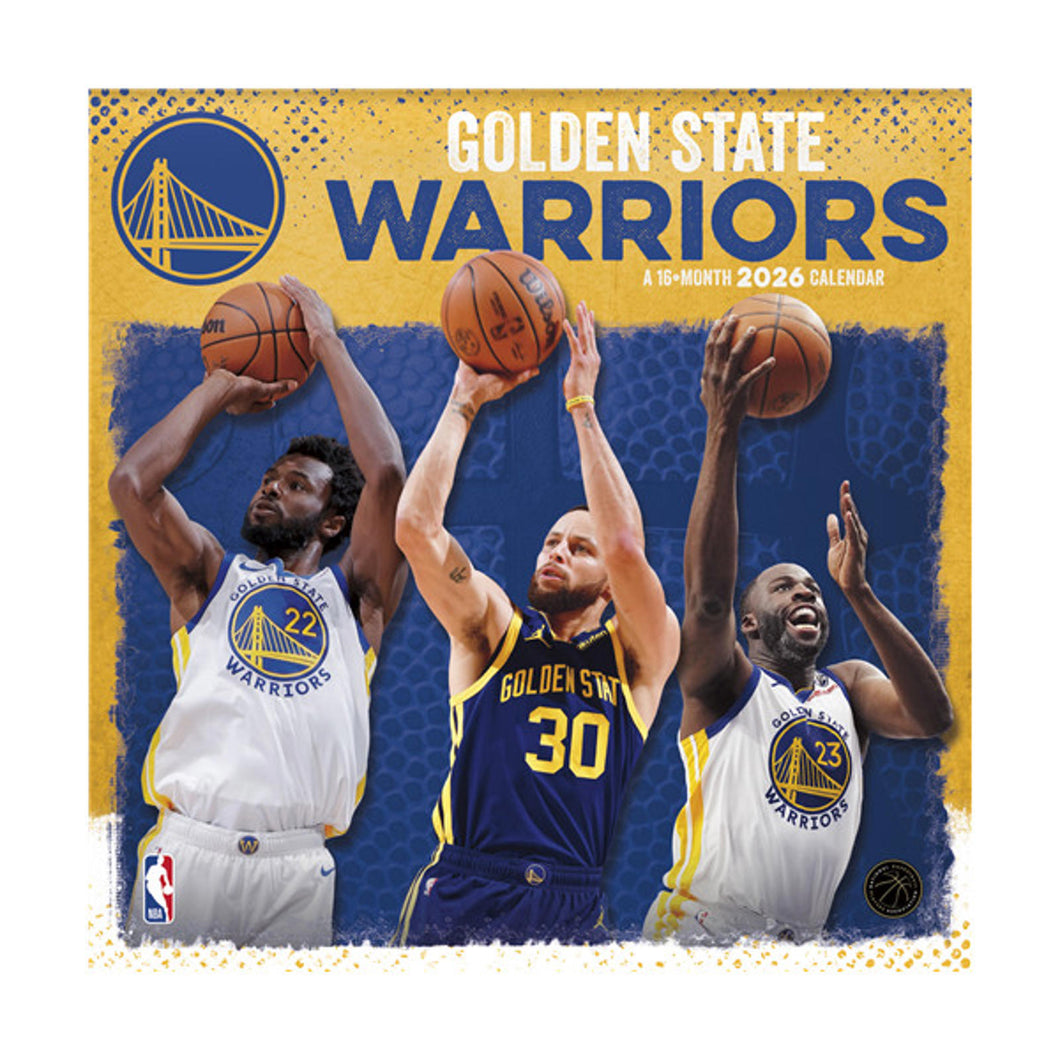 Trends International Golden State Warriors 2026 12 x 12 Wall Calendar