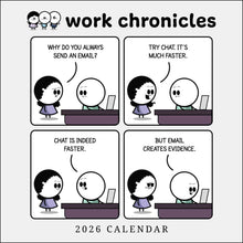 Load image into Gallery viewer, Andrews McMeel Work Chronicles 12x12 2026 Wall Calendar
