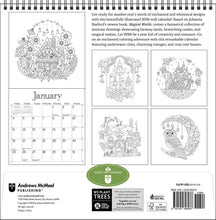 Load image into Gallery viewer, Andrews McMeel Johanna Basford&#39;s 2026 Coloring Wall Calendar
