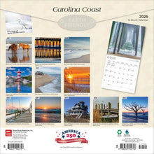 Load image into Gallery viewer, Browntrout Carolina Coast 2026 12 x 12 Wall Calendar
