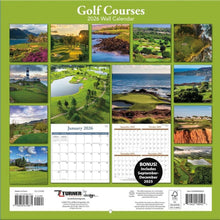 Load image into Gallery viewer, Turner Golf Courses 12x12 Photo 2026 Wall Calendar
