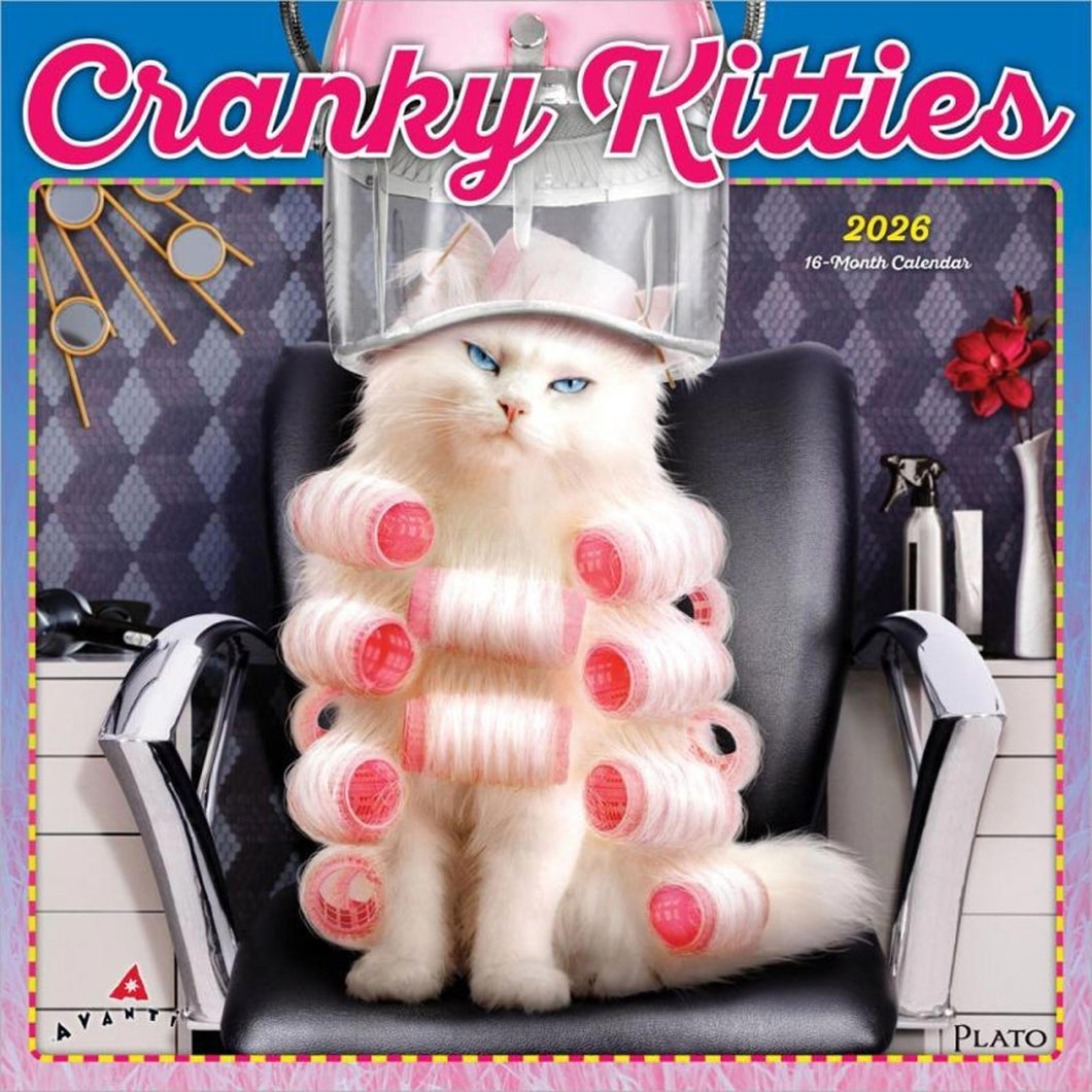Browntrout Avanti Cranky Kitties OFFICIAL 2026 12 x 12 Wall Calendar