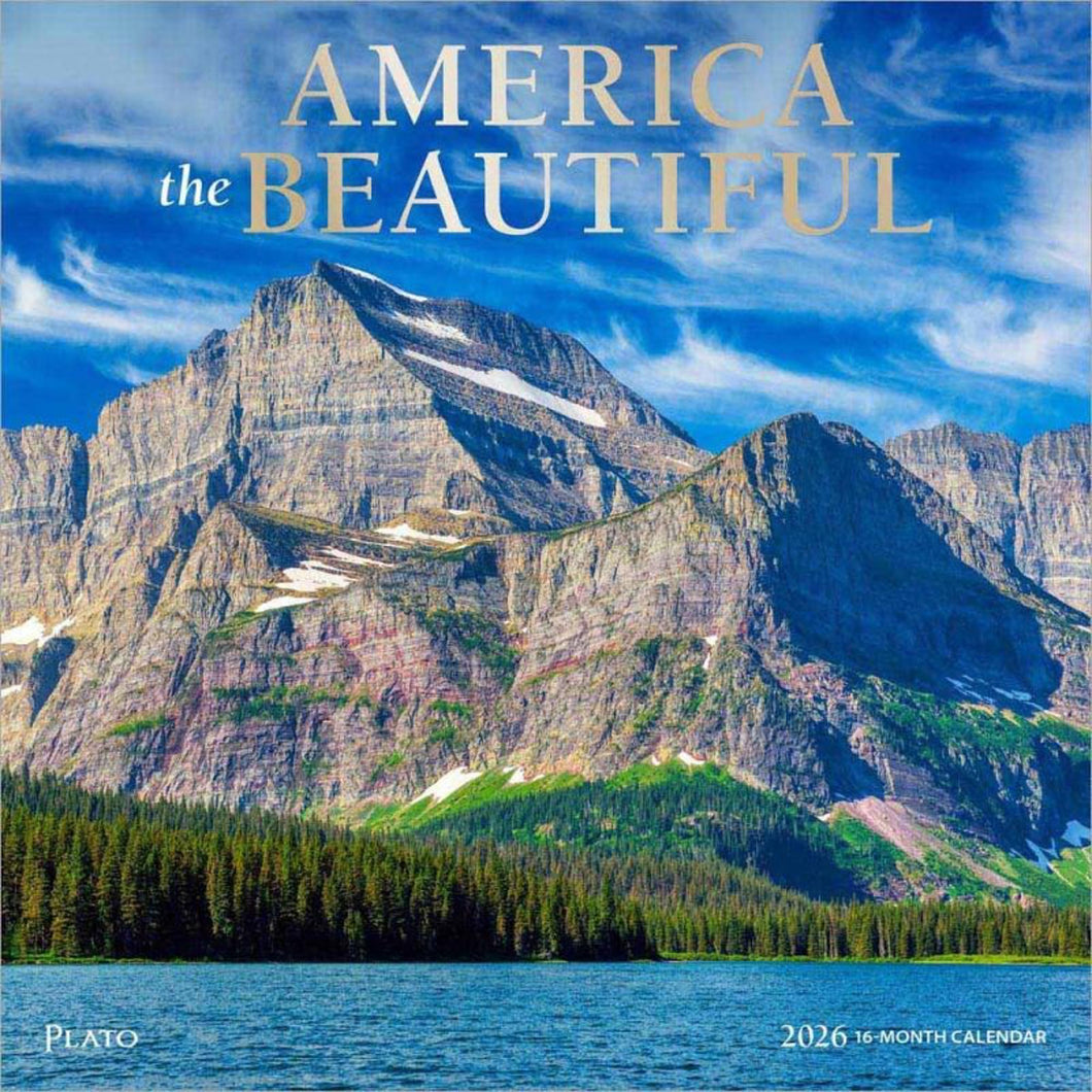 Browntrout America the Beautiful 2026 12 x 12 Wall Calendar