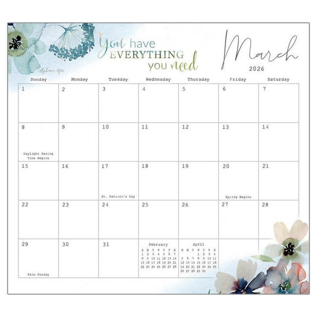 Legacy Gratitude 2026 Magnetic Calendar Pad