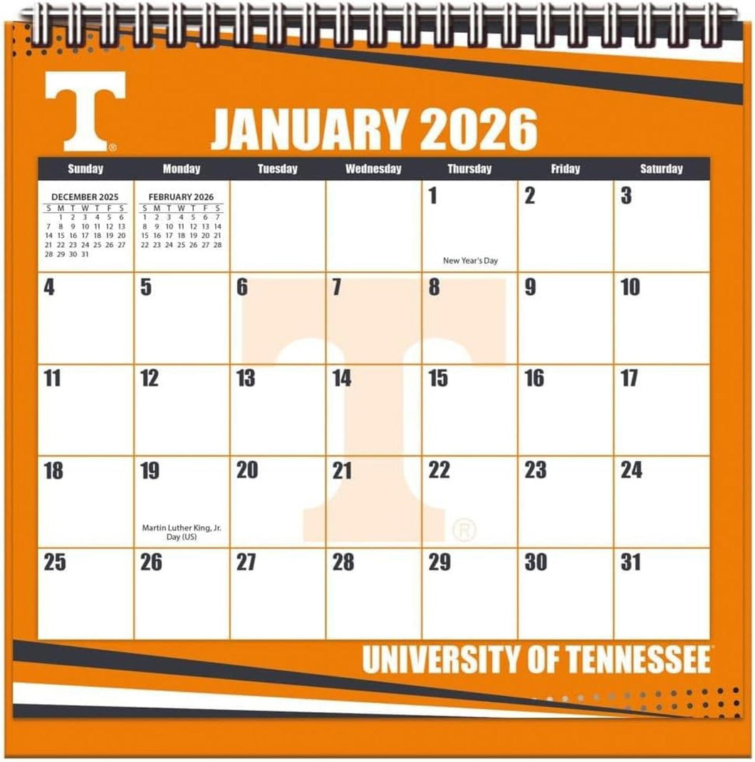 Turner Tennessee Volunteers 2026 Easel Desk Calendar