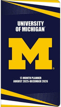 Load image into Gallery viewer, Turner Michigan Wolverines 2026 17-Month Pocket Planner
