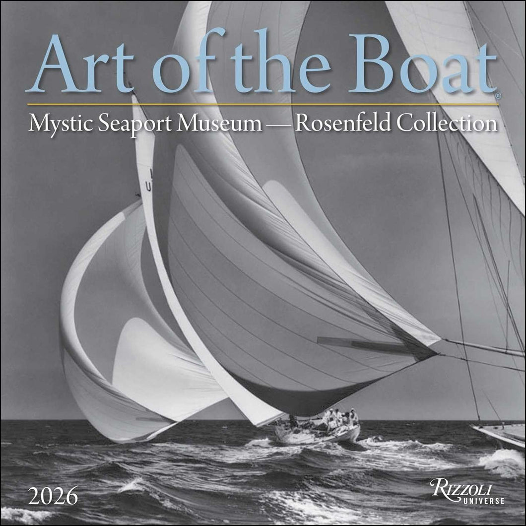 Universe Art of The Boat 12x12 2026 Wall Calendar