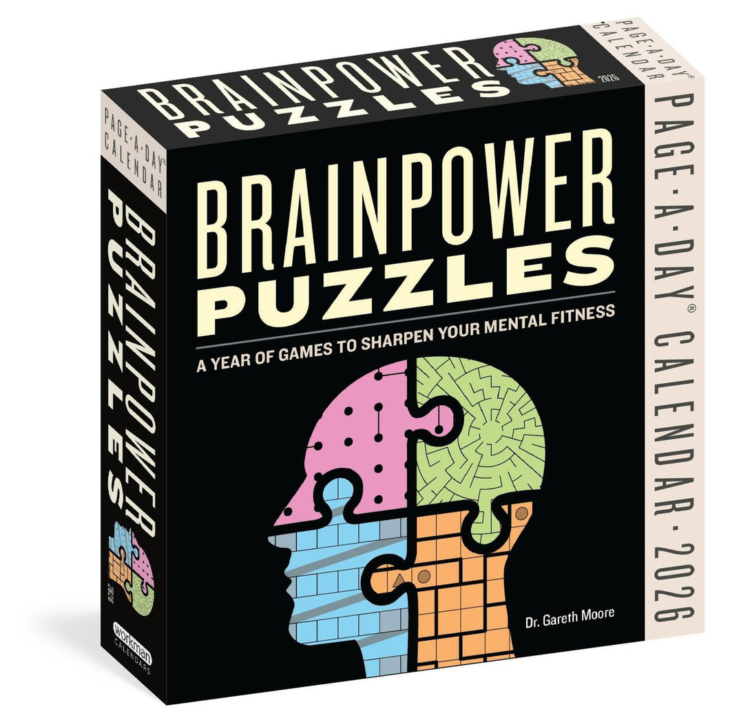 Workman Brainpower Puzzles 2026 Page-A-Day Calendar