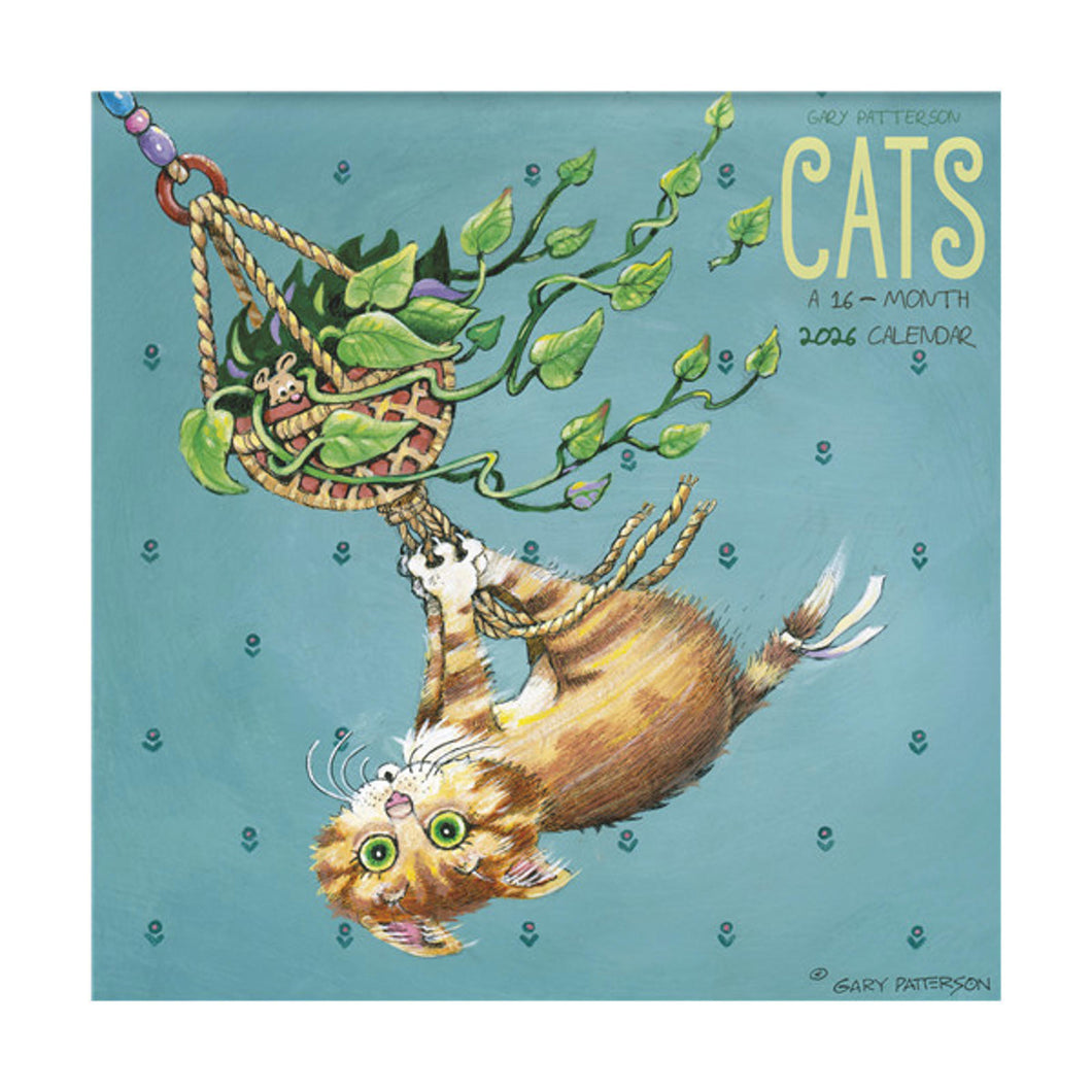 Trends International Gary Patterson - Cats 2026 7 x 7 Mini Calendar