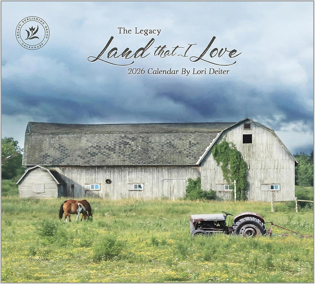 Legacy Land That I Love 2026 Wall Calendar