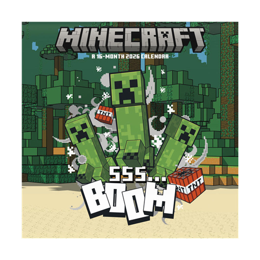 Trends International Minecraft 2026 7 x 7 Mini Calendar
