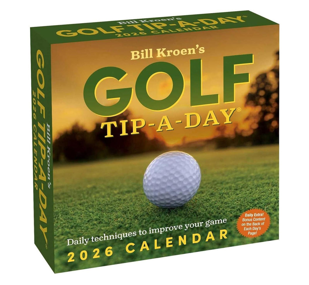 Andrews McMeel Bill Kroen's Golf Tip-A-Day 2026 Day-to-Day Calendar