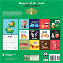 Load image into Gallery viewer, Andrews McMeel The Art of David Olenick 12x12 2026 Wall Calendar
