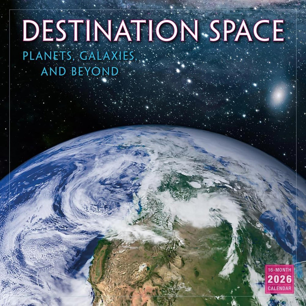 Sellers Publishing Destination Space 2026 12 x 12 Wall Calendar