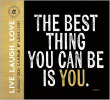 Load image into Gallery viewer, Legacy Live, Laugh, Love 2026 Wall Calendar
