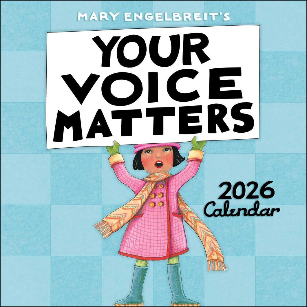 Andrews McMeel Mary Engelbreit's Your Voice Matters 12x12 2026 Wall Calendar