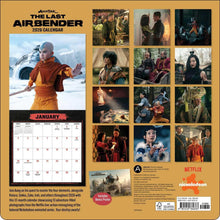Load image into Gallery viewer, Harry Abrams Avatar: The Last Airbender Netflix Serie 12x12 2026 Wall Calendar
