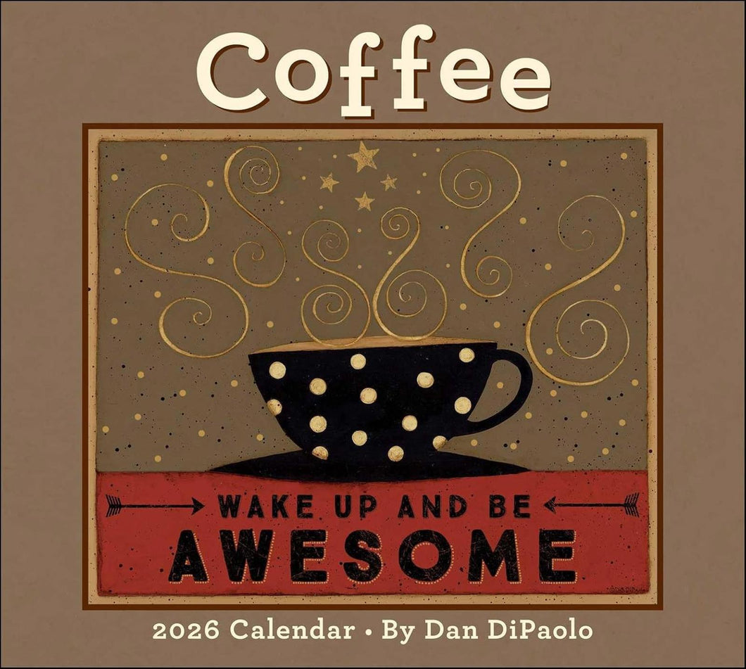 Andrews McMeel Coffee 2026 Deluxe Wall Calendar