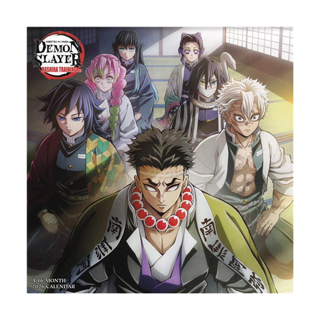 Trends International Demon Slayer: Kimetsu no Yaiba 2026 12 x 12 Wall Calendar