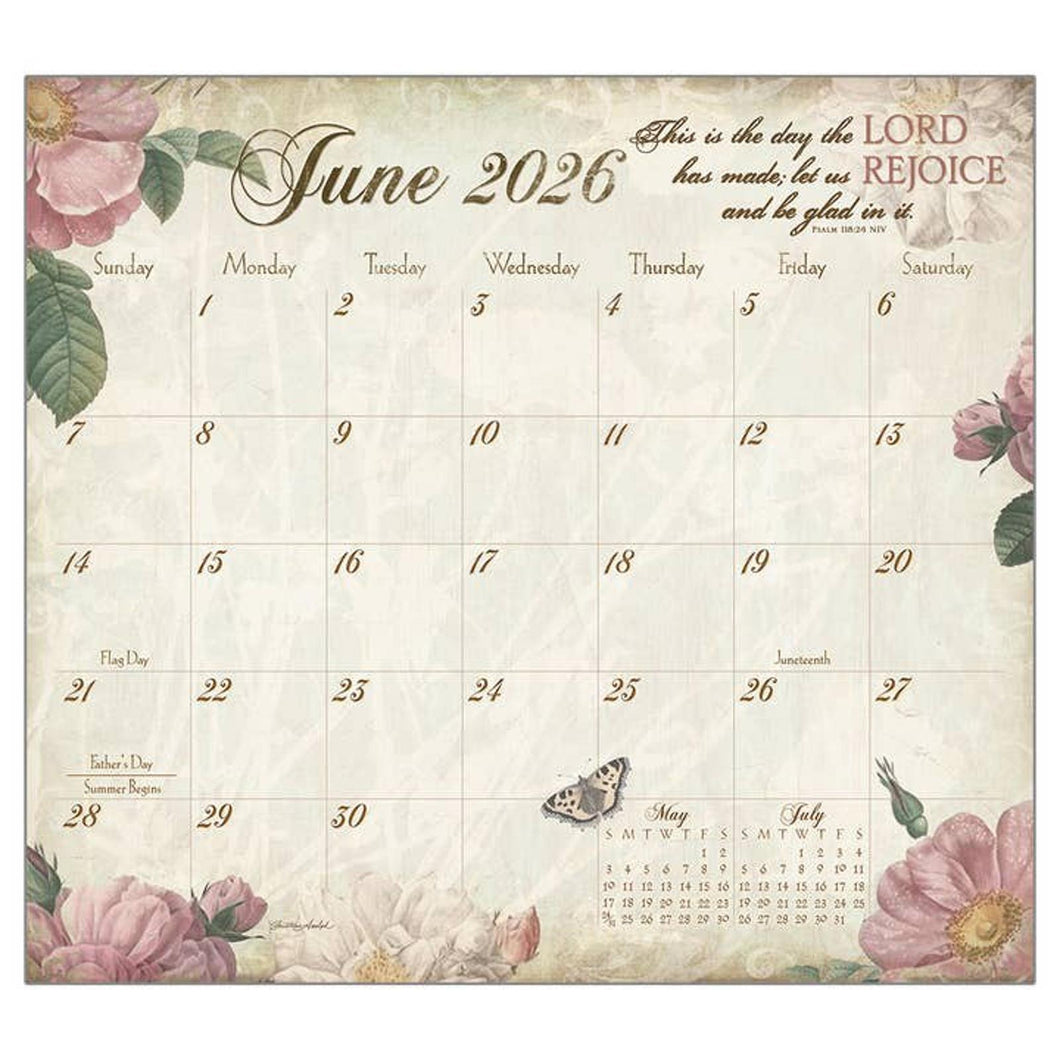 Legacy Walk By Faith - Faith 2026 Magnetic Calendar Pad