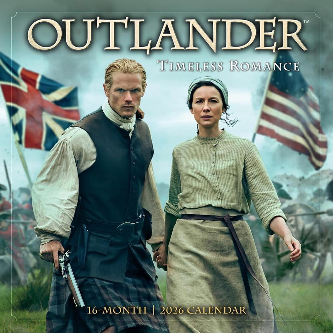 Sellers Publishing Outlander 2026 12 x 12 Wall Calendar
