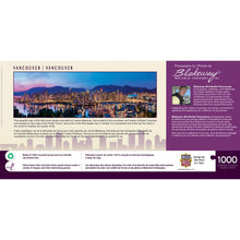 Load image into Gallery viewer, Vancouver, British Columbia 1000 Piece Panoramic Jigsaw Puzzle
