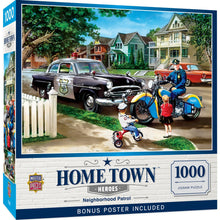 Load image into Gallery viewer, Hometown Heroes - Neighborhood Patrol 1000 Piece Jigsaw Puzzle
