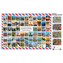 Load image into Gallery viewer, National Parks Travel Stamps 1000 Piece Jigsaw Puzzle
