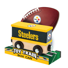 Load image into Gallery viewer, Pittsburgh Steelers Toy Train Box Car
