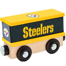 Load image into Gallery viewer, Pittsburgh Steelers Toy Train Box Car
