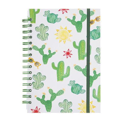 Darice Hardcover Journal: Cactus, 6.5 x 9.75 inches, 100 sheets