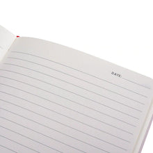 Load image into Gallery viewer, Graphique Caitlin Wilson Stripe 6 x 8 Vegan Leather Journal
