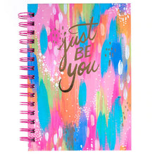 Load image into Gallery viewer, Graphique Ettavee Brush Strokes 6 x 8 Spiral Hard Cover Journal

